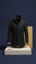 Midnight black tailored jacket