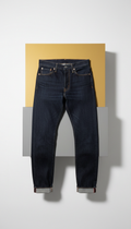 Indigo night selvedge denim jeans